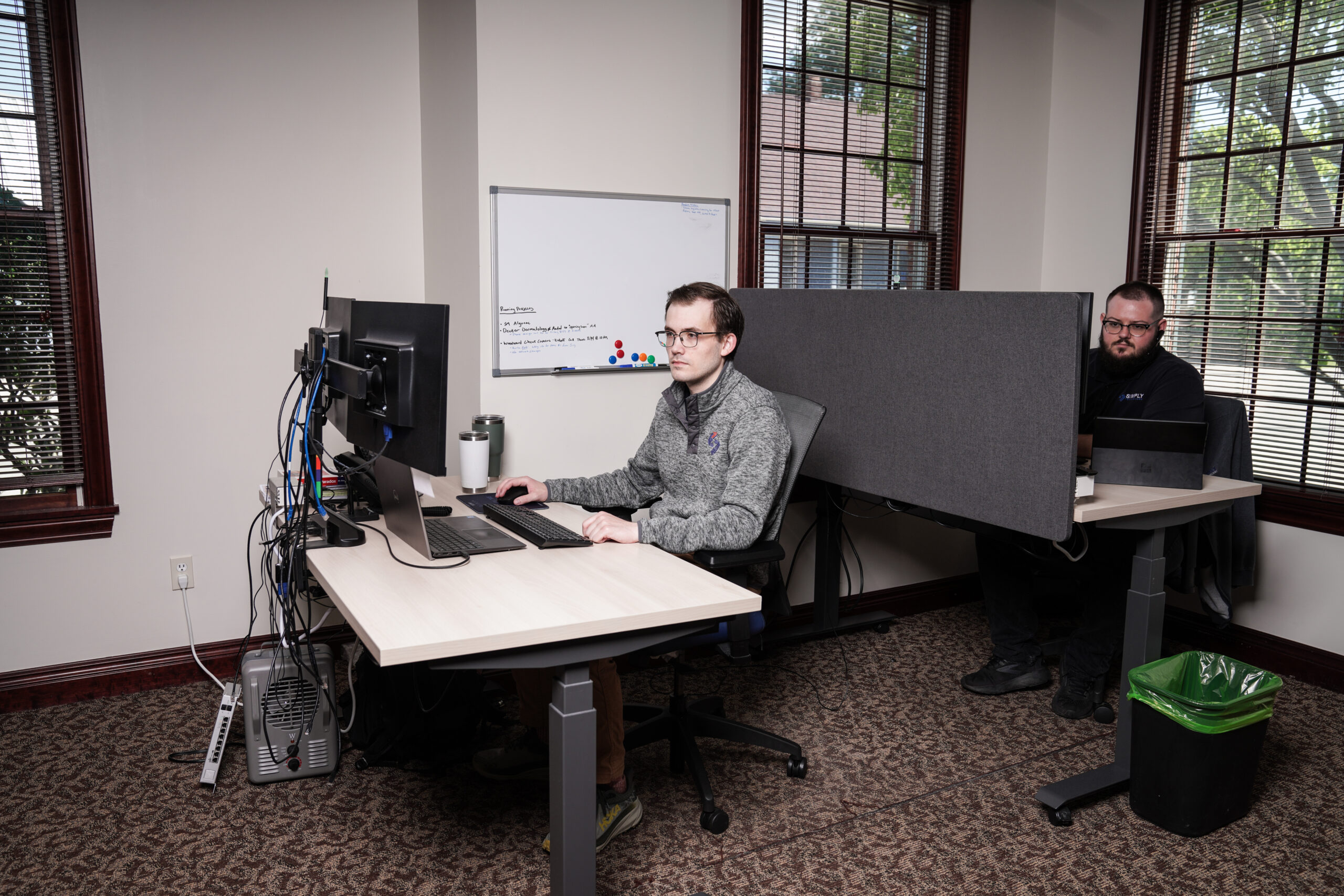 Simply Technology team supporting business cloud services from a local Metro Detroit office.