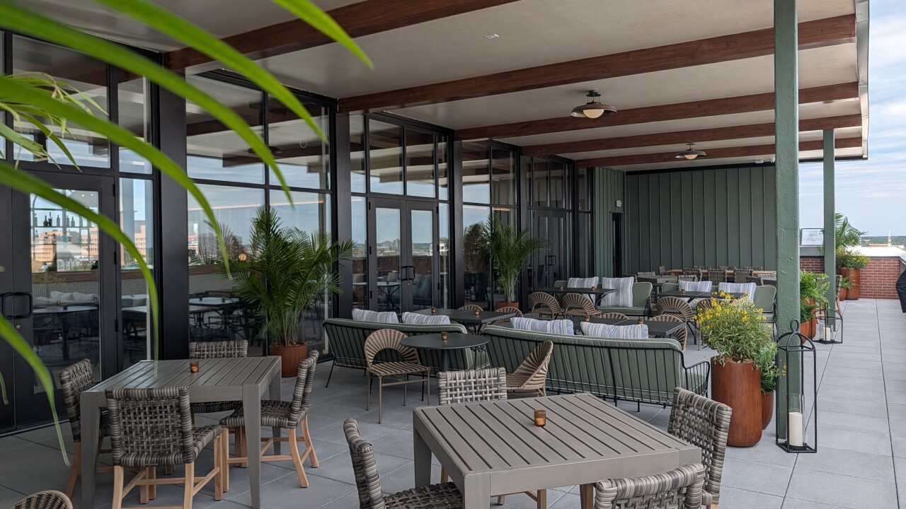 Topa Rooftop Bar POS and cabling installation in Detroit